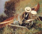 John Singer Sargent, Paul Helleu Sketching with his wife